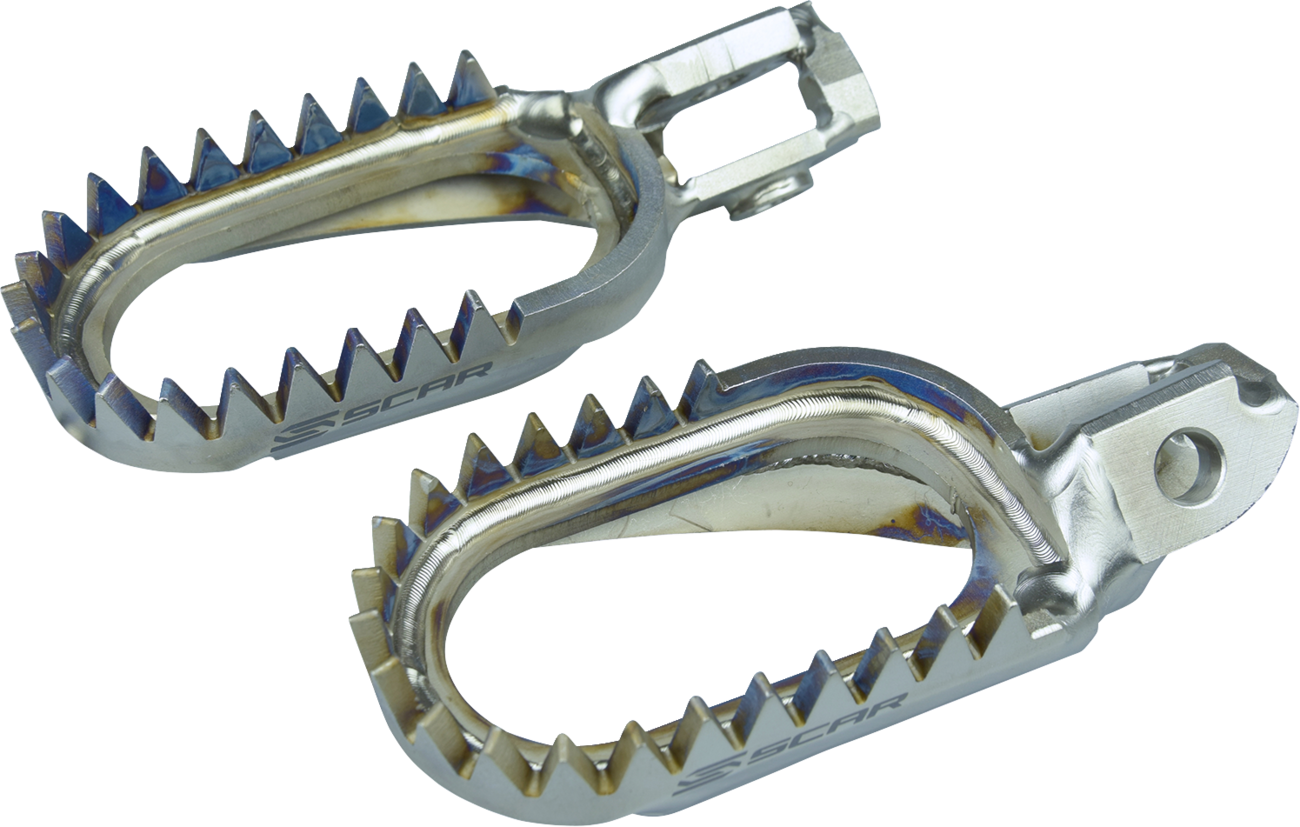 Scar Racing Anti-Mud Foot Pegs