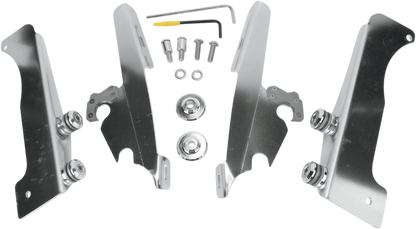 Memphis Shades Windshield Batwing Trigger-Lock Complete Mount Kit