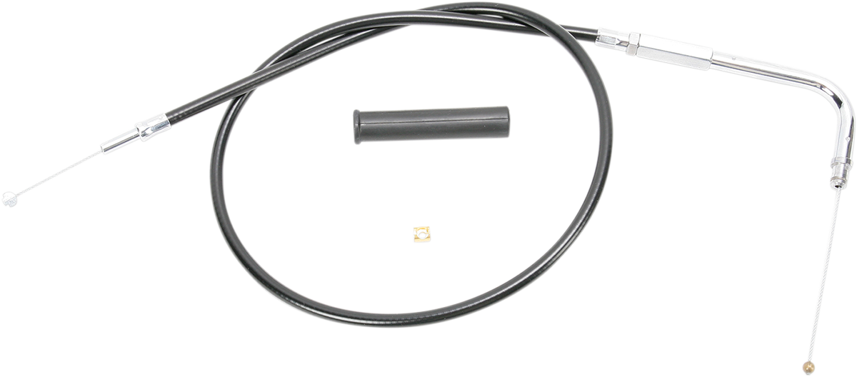 Drag Specialties Black Vinyl Throttle Cable