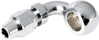 Drag Specialties Chrome Steel Banjo Fitting