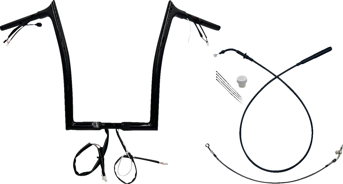 Fat Baggers Inc. 1-1/4" EZ Install Pointed Top Handlebar