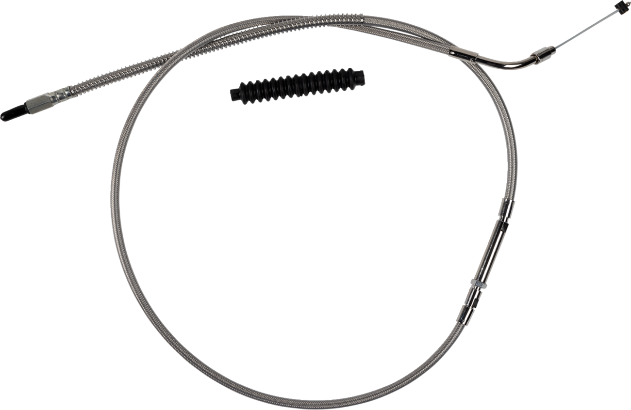 Barnett High-Efficiency Stainless Steel Clutch Cable for Harley-Davidson