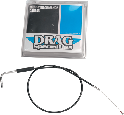 Drag Specialties Black Vinyl Idle Cable