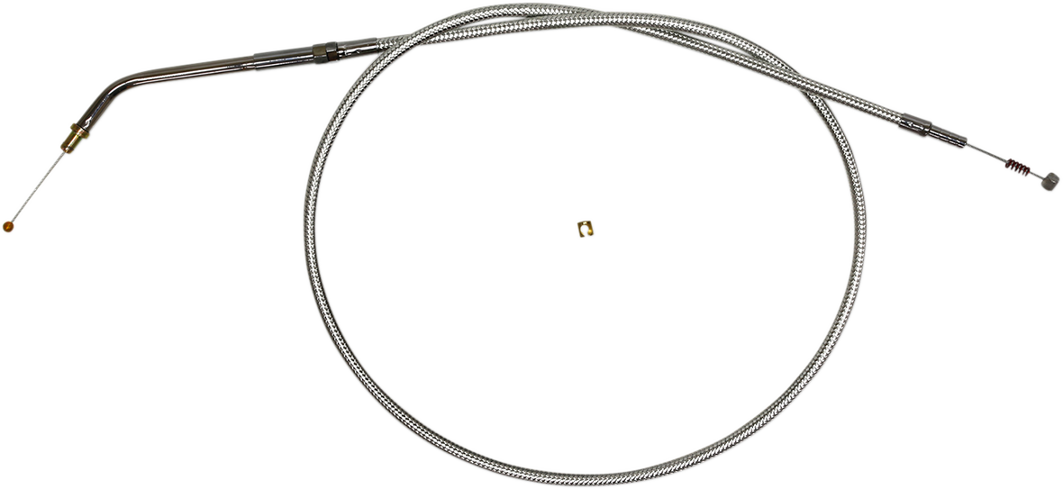 Magnum Shielding Sterling Chromite II Braided Idle Cable for Harley-Davidson