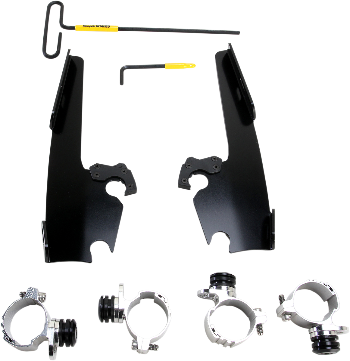 Memphis Shades Fats/Slim Windshield Trigger Lock Complete Mount Kit