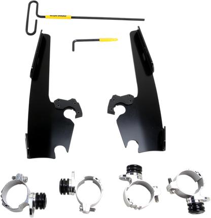 Memphis Shades Fats/Slim Windshield Trigger Lock Complete Mount Kit