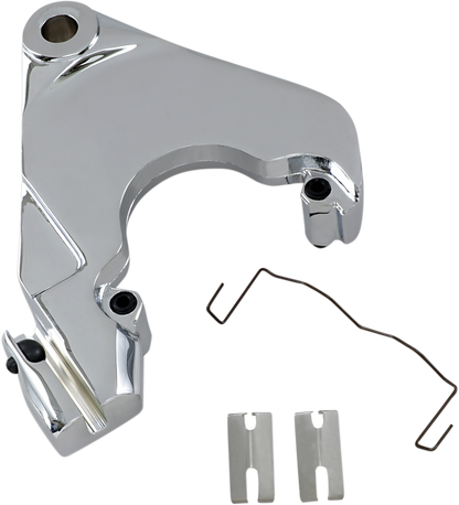 Drag Specialties Chrome Rear Caliper Bracket