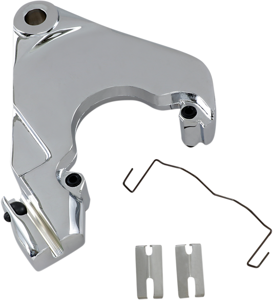Drag Specialties Chrome Rear Caliper Bracket
