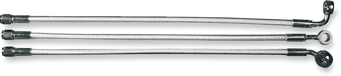 Magnum Shielding Designer Series Braided Non-ABS Front Brake Line Kit