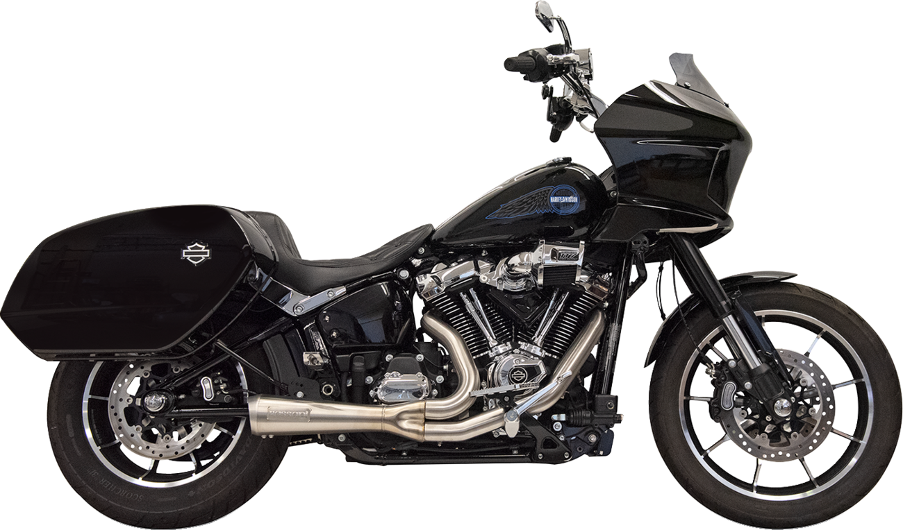 Bassani Xhaust 2-into-1 Ripper Exhaust System with Megaphone Muffler