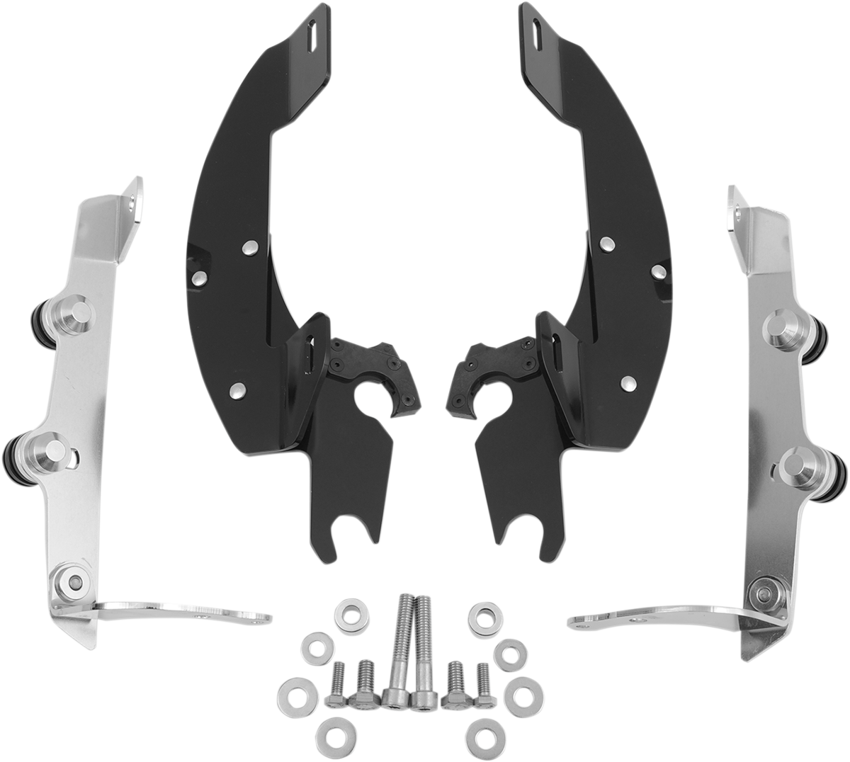 Memphis Shades Windshield Batwing Trigger-Lock Complete Mount Kit