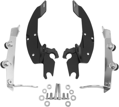 Memphis Shades Windshield Batwing Trigger-Lock Complete Mount Kit
