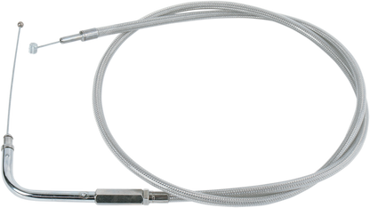 Drag Specialties Stainless Braided Throttle Cable