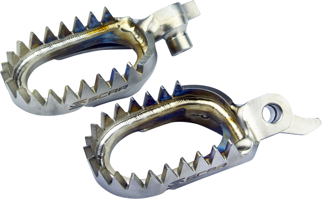 Scar Racing Anti-Mud Foot Pegs