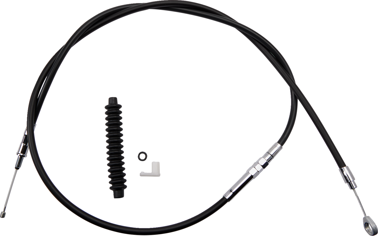 High-Efficiency Black Vinyl Clutch Cable