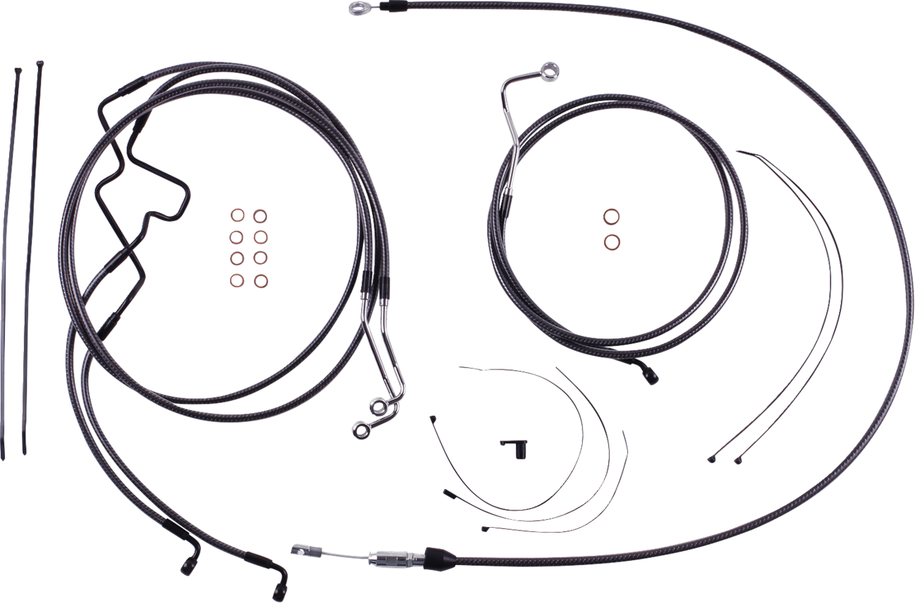 Magnum Shielding KARBONFIBR Designer Handlebar Installation Kit