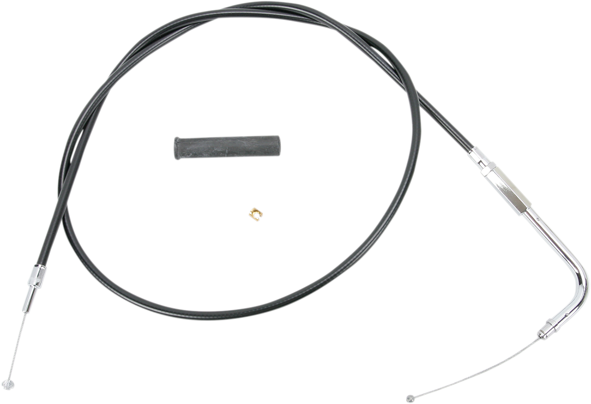 Drag Specialties Black Vinyl Throttle Cable
