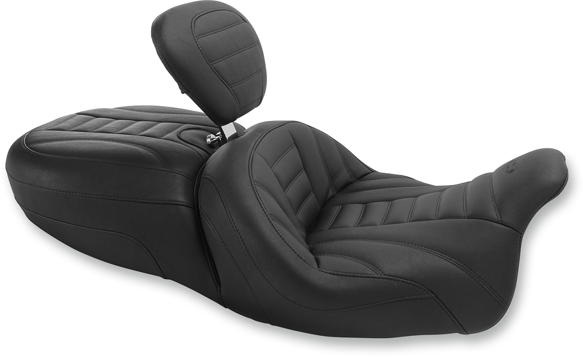 Mustang One-Piece Vintage 2-Up Touring Seat