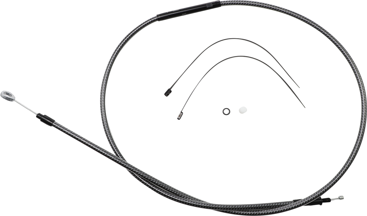 Magnum Shielding High-Efficiency Polished KARBONFIBR Clutch Cable
