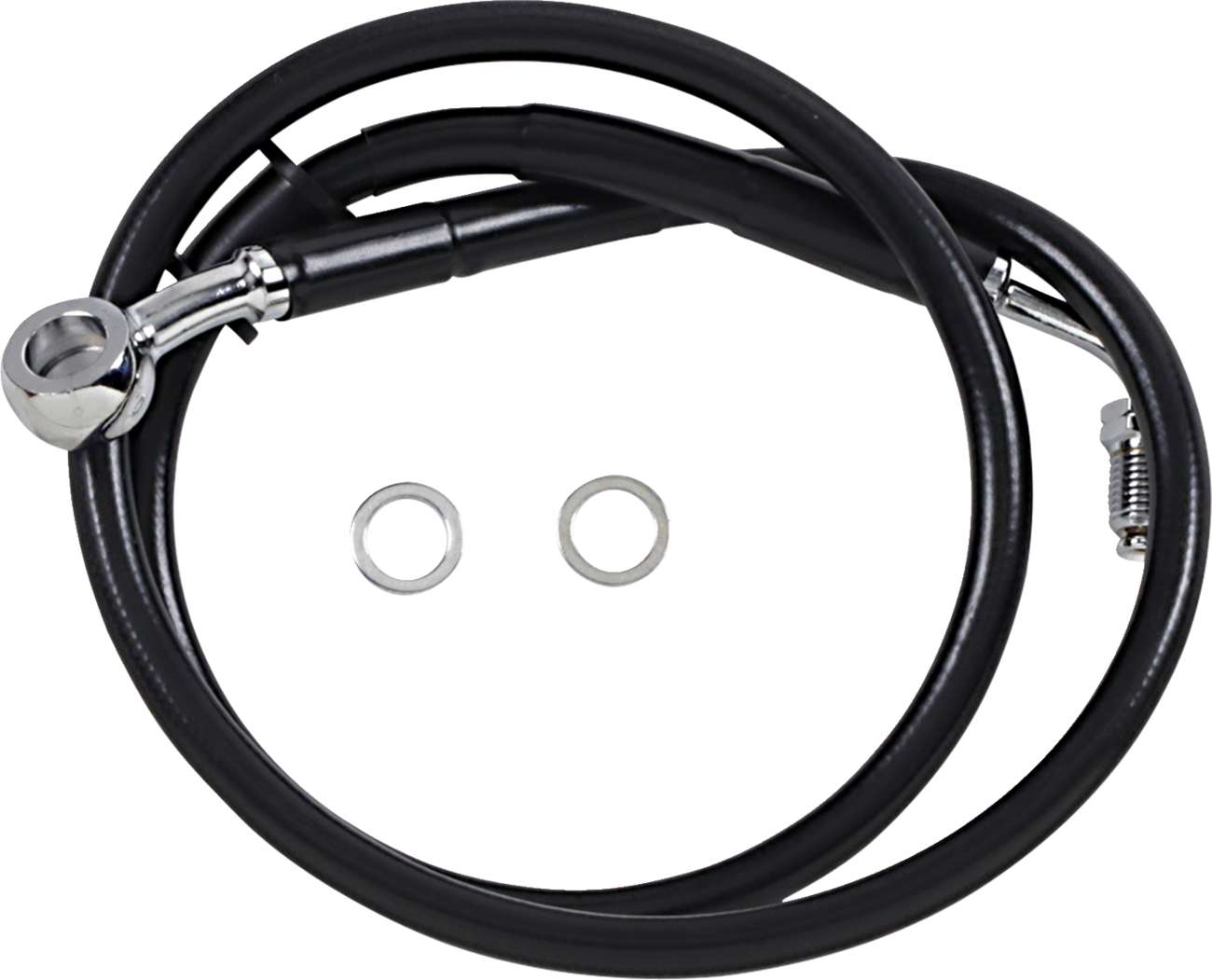 Drag Specialties Extended Length Stainless Steel Brake Line