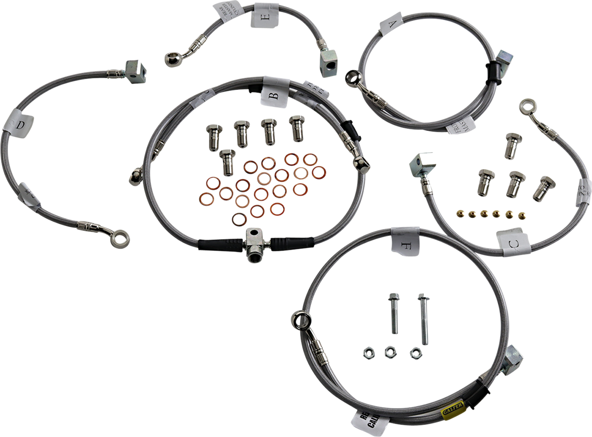 GBrakes Stainless Steel Brake Line Kit