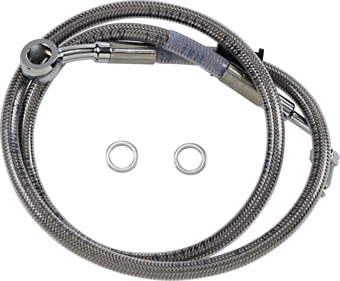 Drag Specialties Extended Length Stainless Steel Brake Line