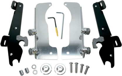 Memphis Shades Windshield Batwing Trigger-Lock Complete Mount Kit