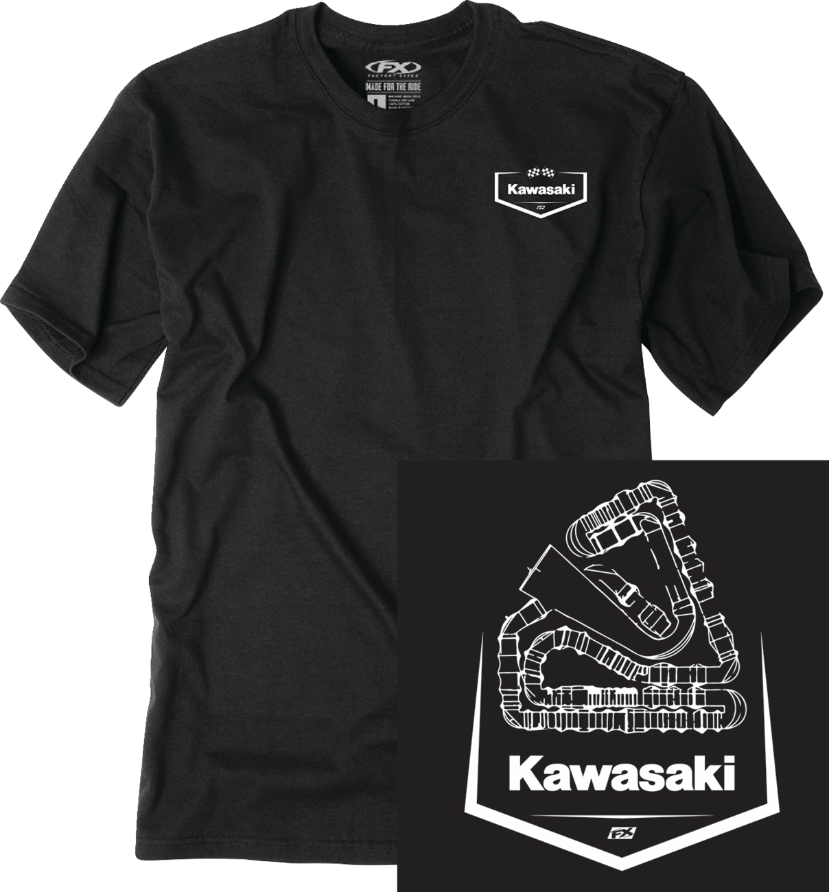 Factory Effex Kawasaki Track T Shirt