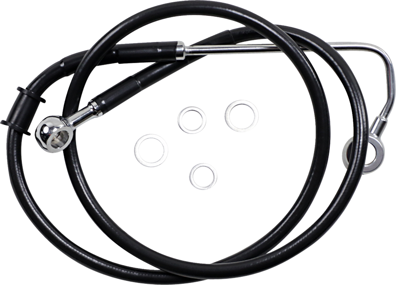 Drag Specialties Extended Length Stainless Steel Brake Line