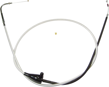 Magnum Shielding Sterling Chromite II Braided Idle Cable for Harley-Davidson