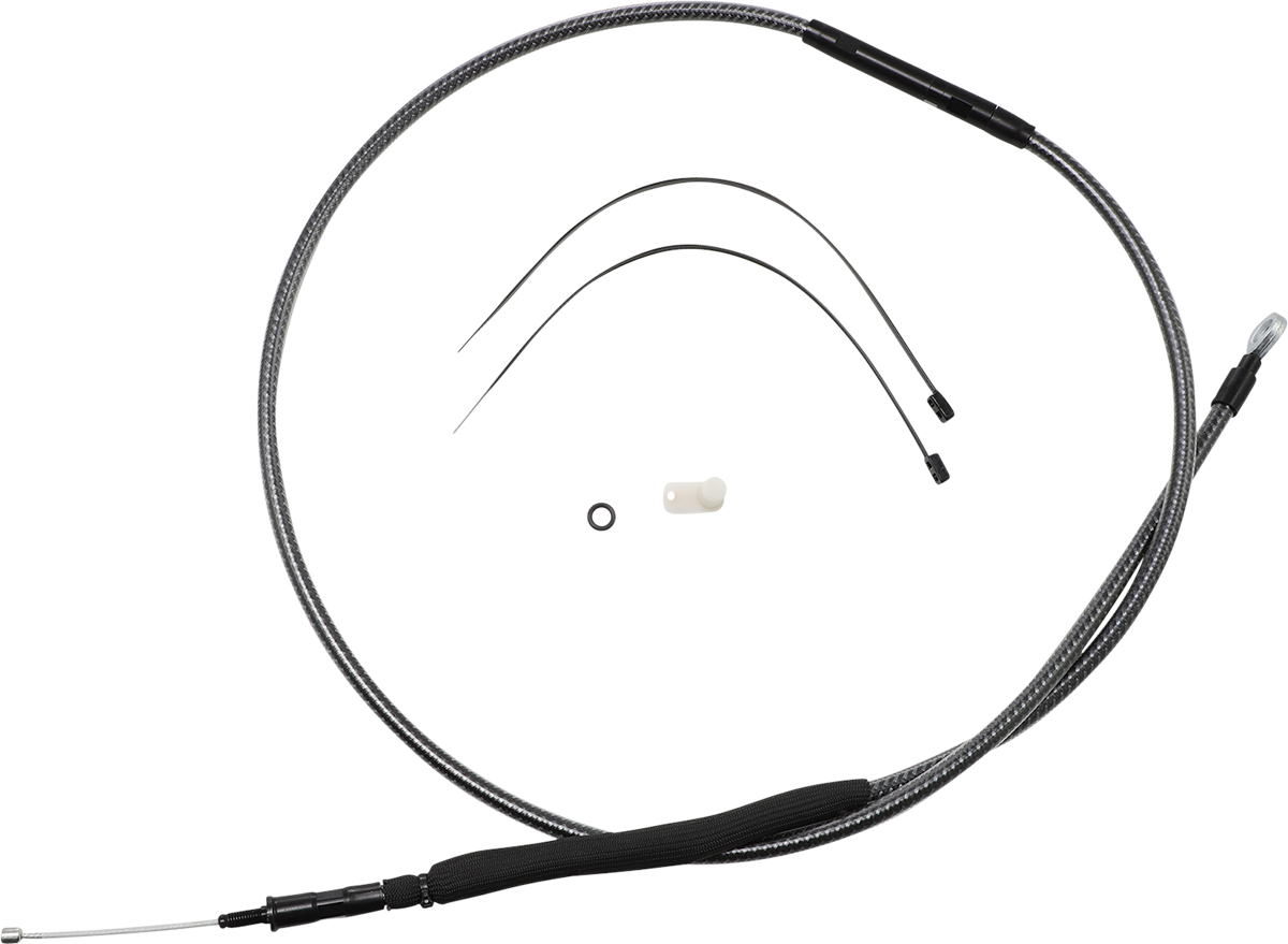 Magnum Shielding High-Efficiency Polished KARBONFIBR Clutch Cable