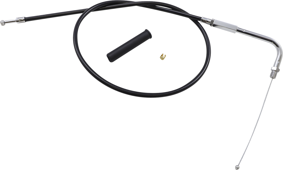 Drag Specialties Black Vinyl Throttle Cable