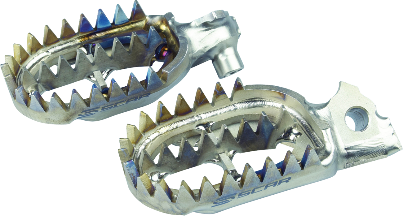 Scar Racing Titanium Foot Pegs
