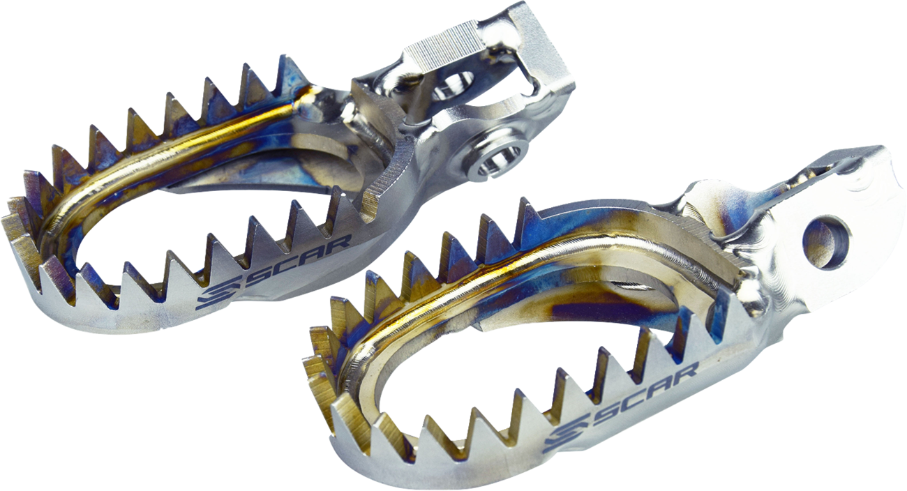 Scar Racing Anti-Mud Foot Pegs