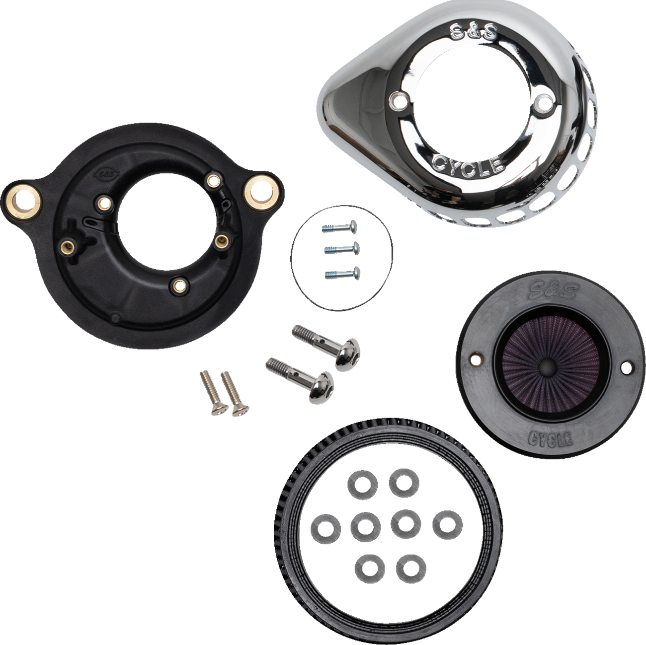 S&S Cycle Air Stinger Stealth Air Cleaner Kit