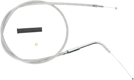 Drag Specialties Stainless Braided Idle Cable