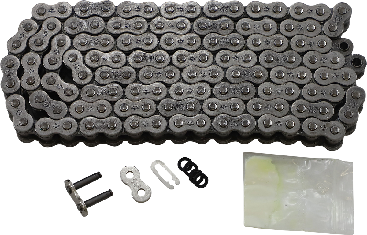JT Chains 428 X1R Heavy-Duty X-Ring Sealed Drive Chain