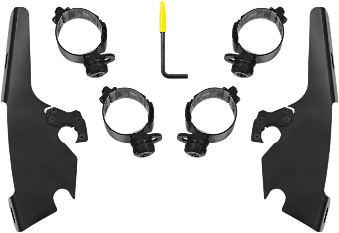 Memphis Shades Fats/Slim Windshield Trigger Lock Complete Mount Kit