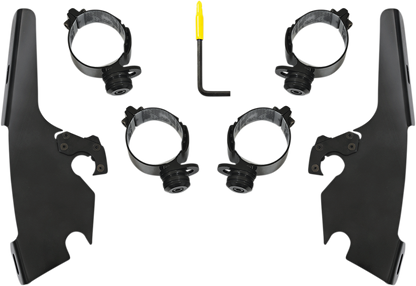 Memphis Shades Fats/Slim Windshield Trigger Lock Complete Mount Kit