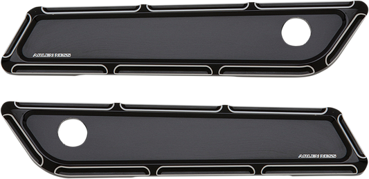Arlen Ness Ness-Tech Saddlebag Beveled Hinge Covers