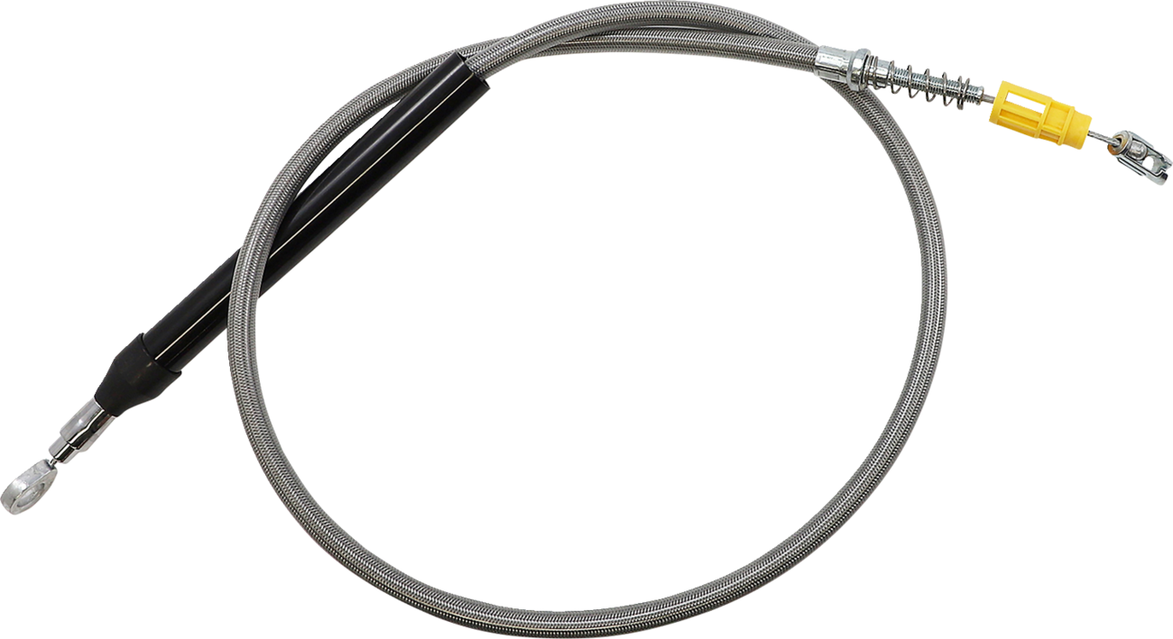 LA Choppers Stainless Steel Braided Clutch Cable