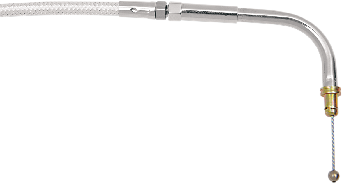 Magnum Shielding Sterling Chromite II Braided Idle Cable for Harley-Davidson