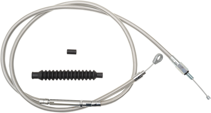 LA Choppers Stainless Steel Braided Clutch Cable