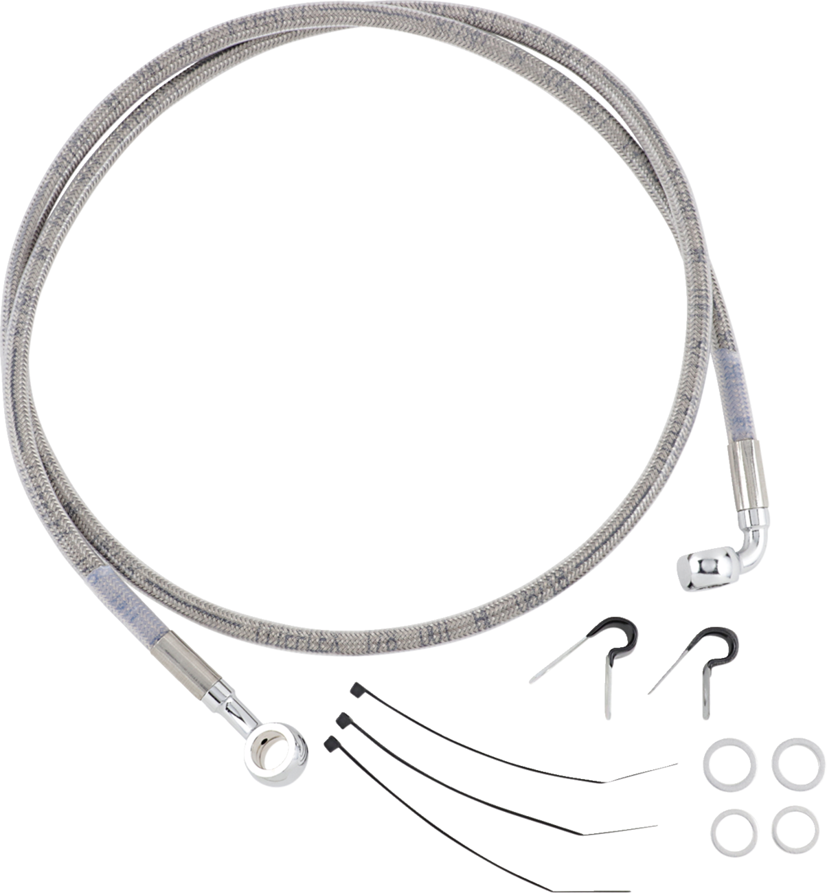 Drag Specialties Stainless Steel Brake Line Kit