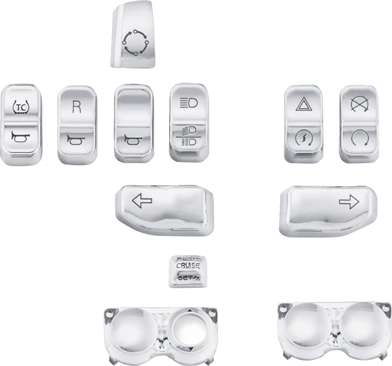 Drag Specialties Switch Cap Kit