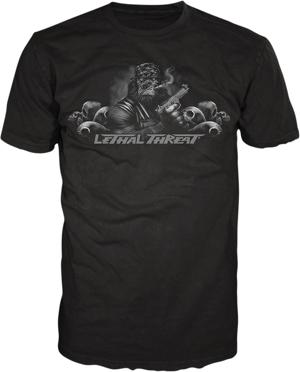Lethal Threat Pistol Packing Gorilla T Shirt
