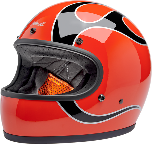 Biltwell Gringo Flames Helmet