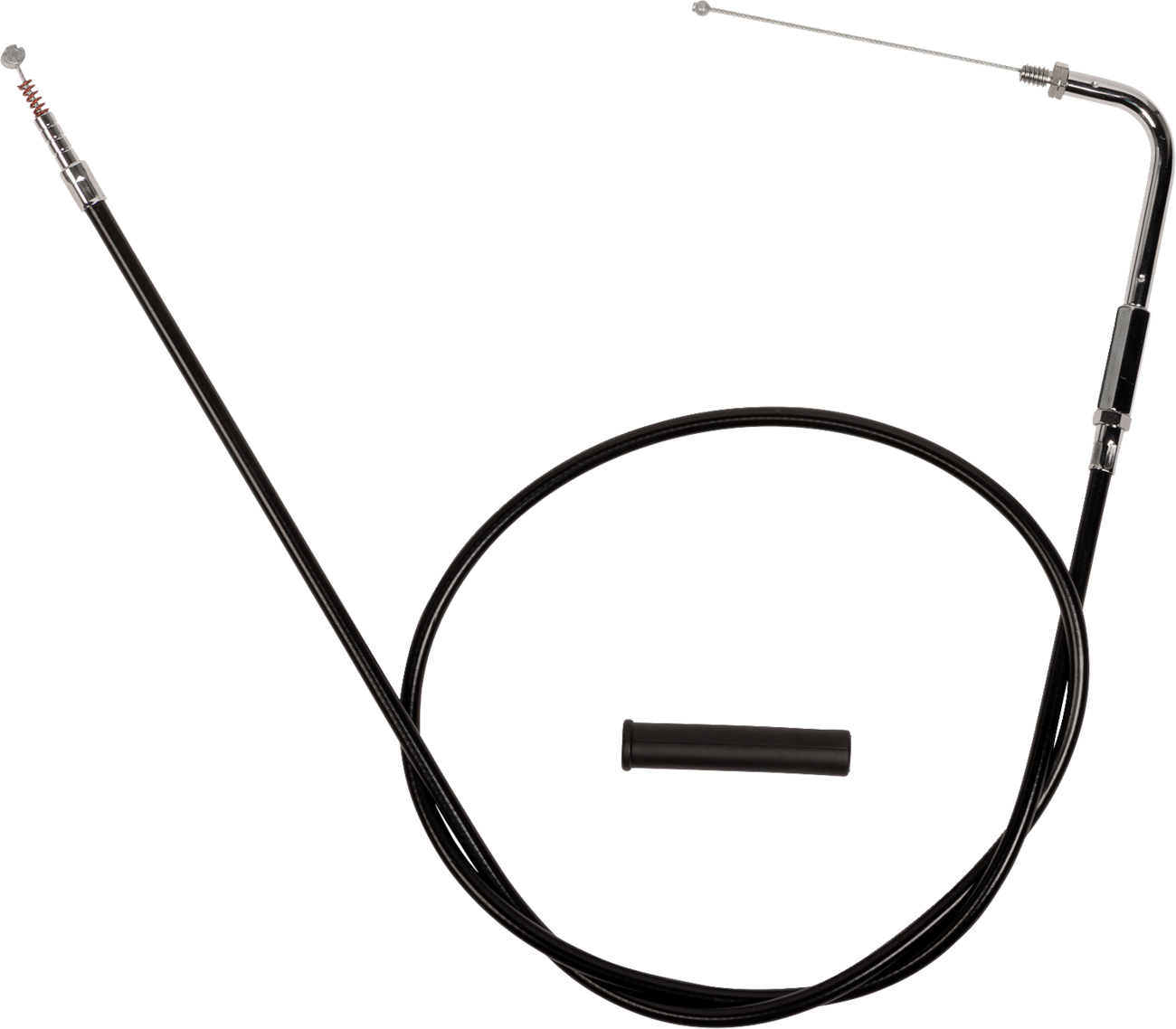 Drag Specialties Black Vinyl Idle Cable