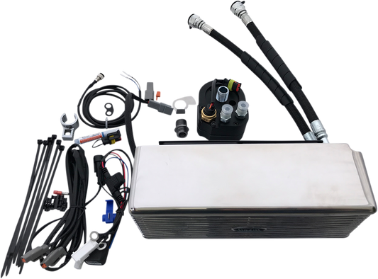 Ultracool 3.0 Below Regulator Mount Oil Cooler with Fan Kit for Dyna