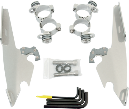 Memphis Shades Fats/Slim Windshield Trigger Lock Complete Mount Kit